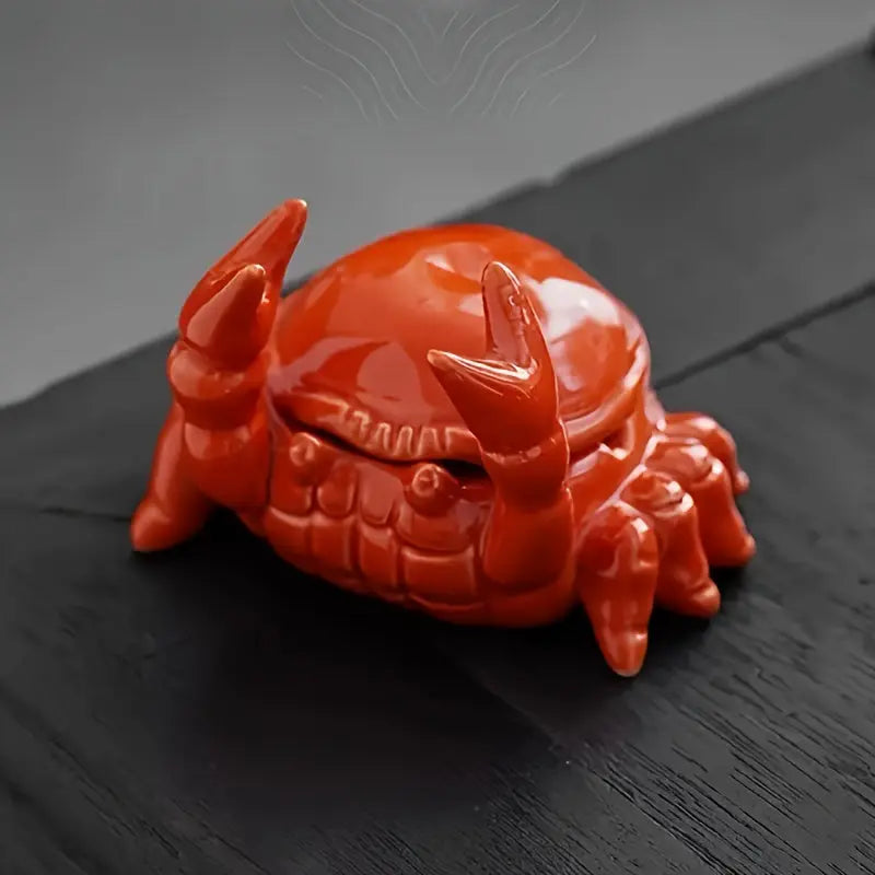 CrabbySmoke – Unique Crab-Shaped Ashtray with Stornfield Lid