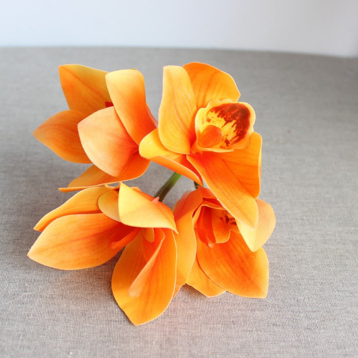 Realistic Orchid Flower Bouquet