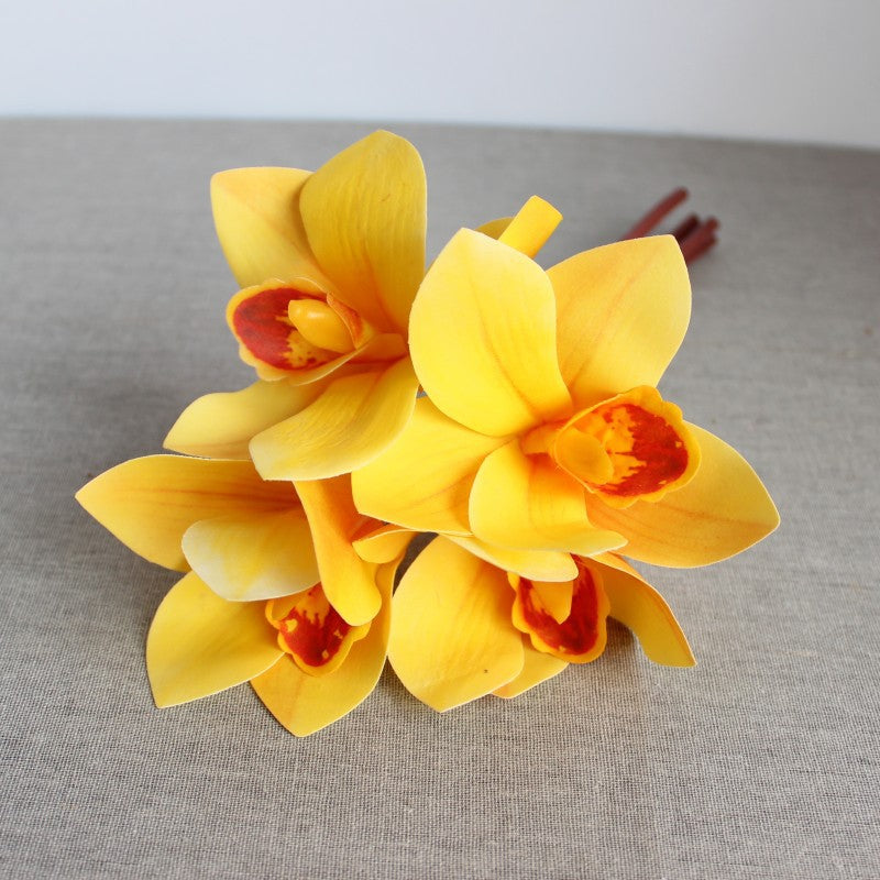 Realistic Orchid Flower Bouquet
