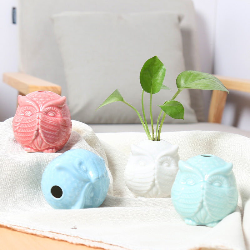 Owl-Shaped Succulent Planter Stornfeild