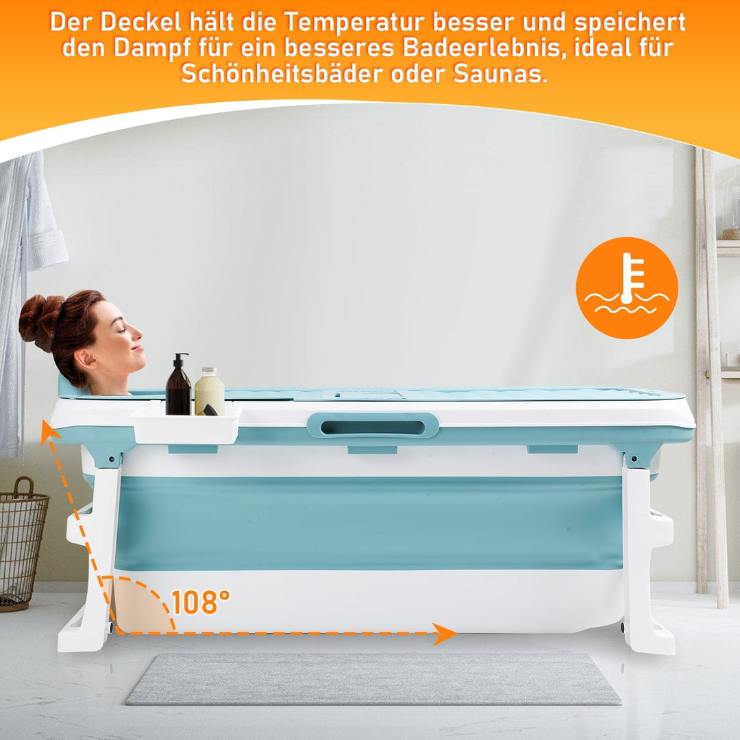 Foldable Bathtub with Cover | Stornfield