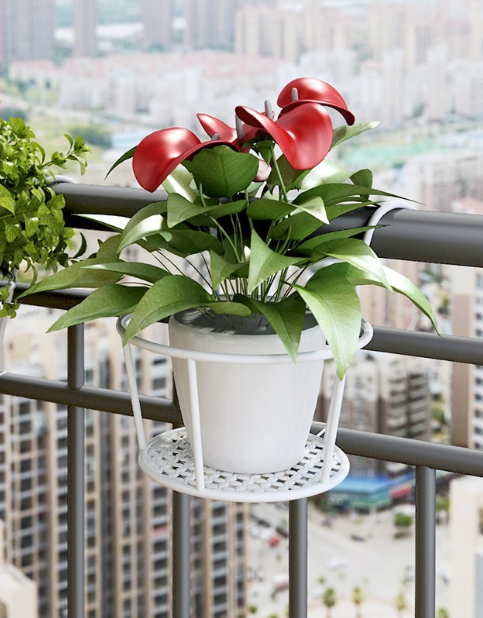 VerdaLift Plant Hanging Shelf — Finally rock-solid support for your balcony dreams | Stornfield