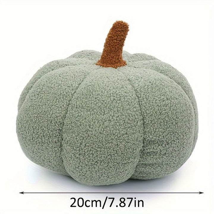 Soft Plush Pumpkin Cushion - Decorative Video Game Plush Toy for Children 0-3 Years, Perfect for Halloween | Stornfield