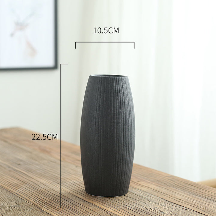Contemporary Slim Ceramic Flower Vase