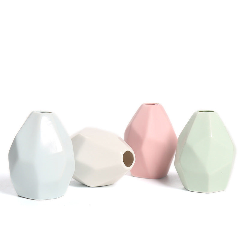 Geometric Ceramic Decorative Vase Stornfeild