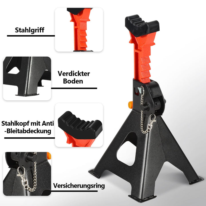 Heavy Duty Support Stand 3T 2 Pieces | Stornfield