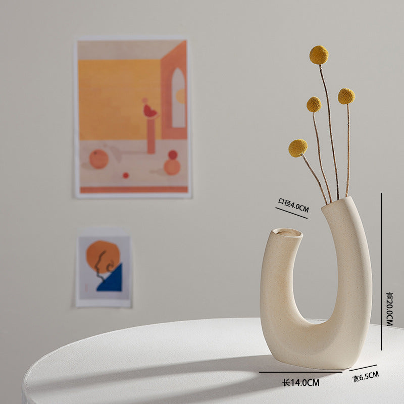 Artistic Loop-Shaped Vase