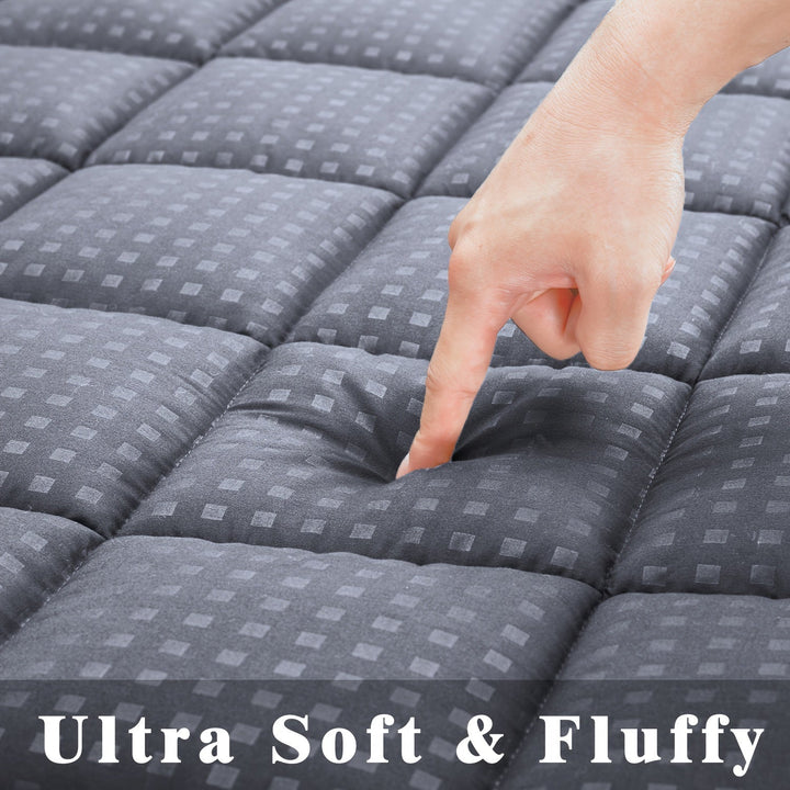 Ultimate Cooling Mattress Pad – Premium Quilted Pillow Top, Luxuriously Fluffy and Ultra-Breathable with Secure 14-18 Deep Pocket Cover – Enhanced Sleep Comfort, 1pc | Stornfield