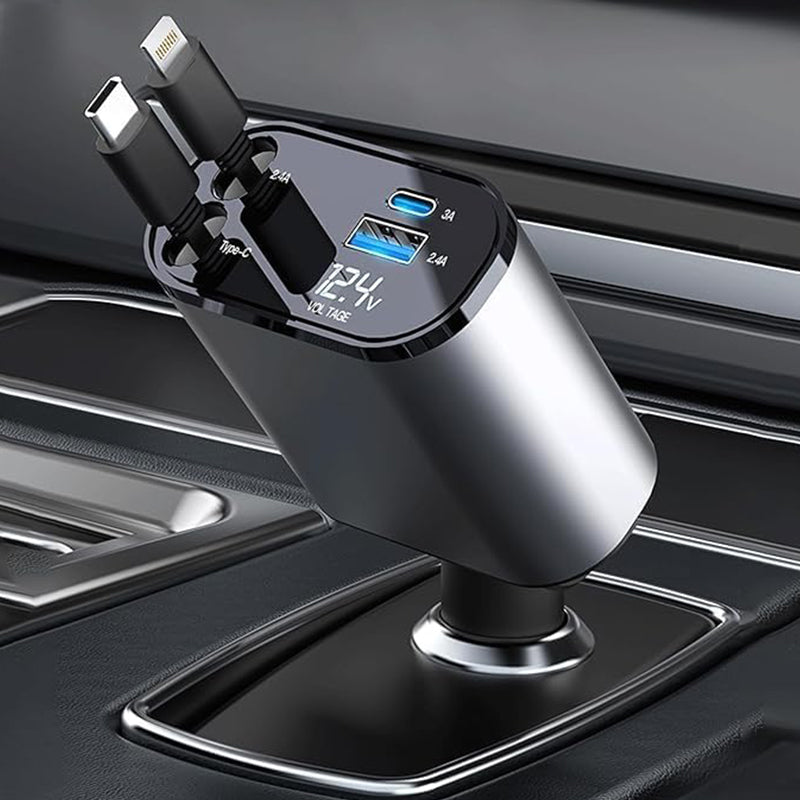4 in 1 Quick Car Mobile Charger | Stornfield