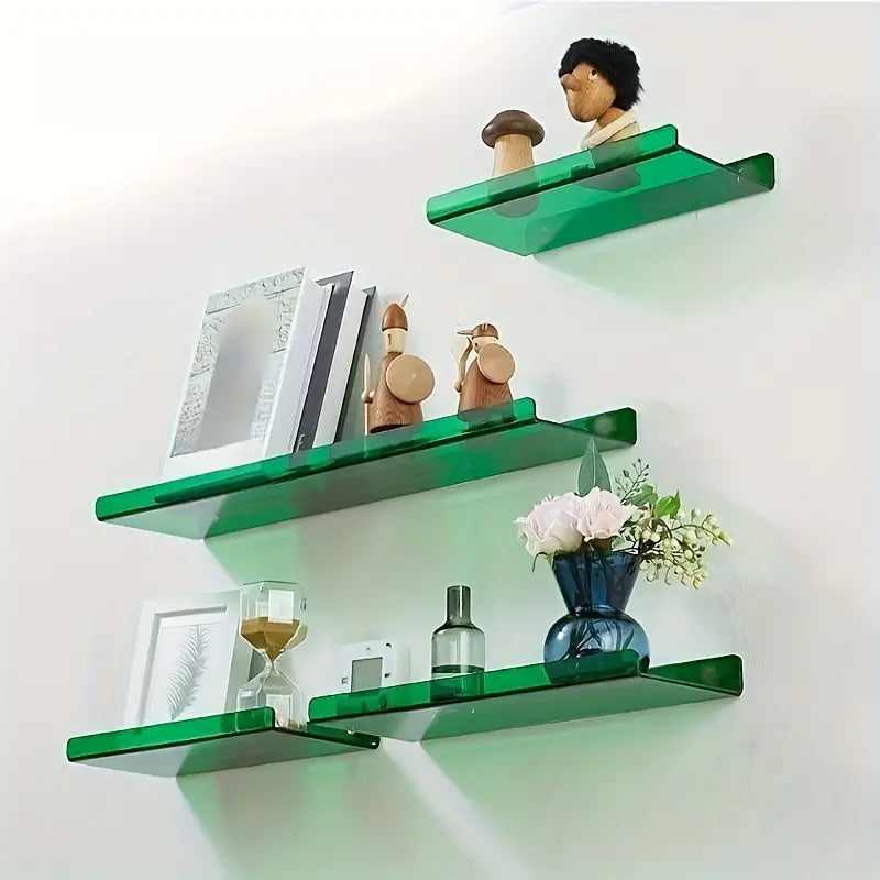 Stornfield | Floating Wall Shelf - Industrial Wall Shelf - Shower Shelf - Shower Board - Blue