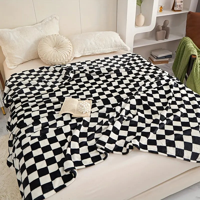 Stornfield | Classic Plaid Throw Blanket – Soft Warm Blanket for Sofa & Bedroom