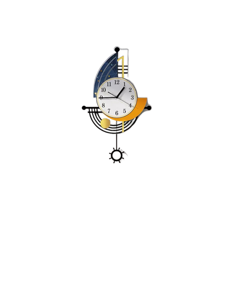 Stornfield | Decorative Wall Clock Sailboat Navigation Creative Design Clock Indoor Clock Wall Decoration Living Room Background Decor