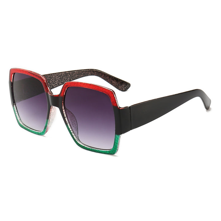 Sparkling Geometric Frame Sunglasses Stornfield