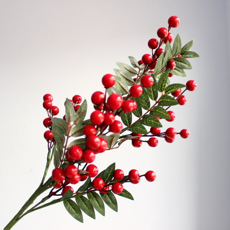 Decorative Green Berry Stem