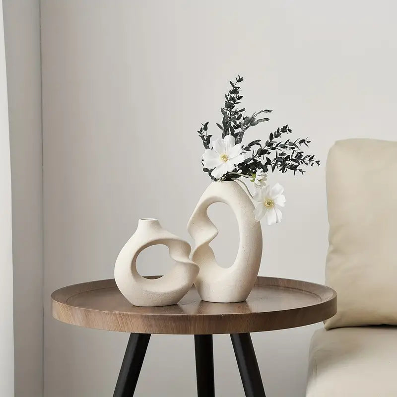 Stornfield Modern Asymmetric Sculptural Vase Set