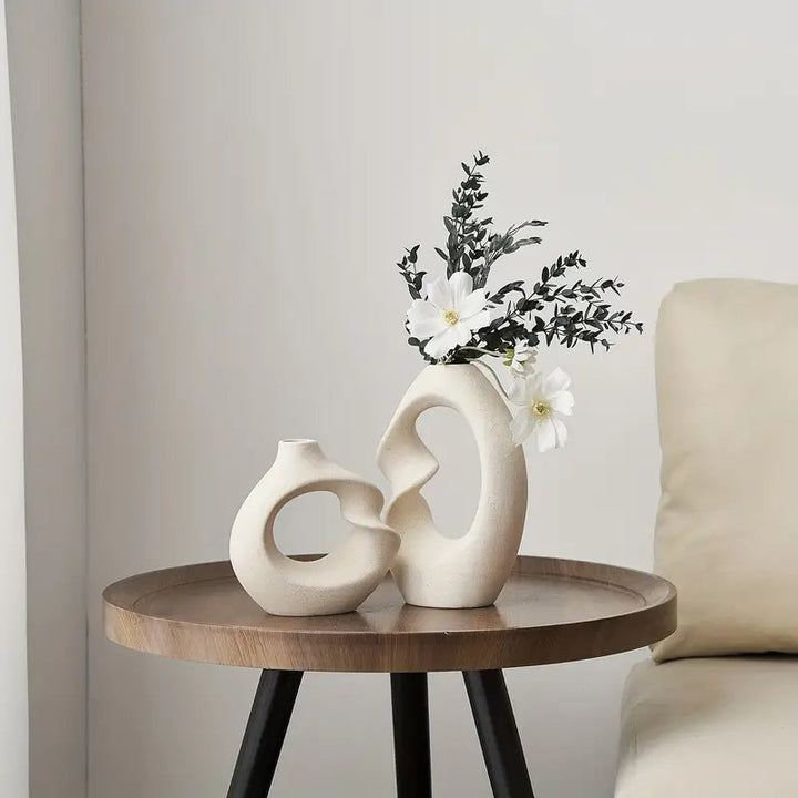 Stornfield Modern Asymmetric Sculptural Vase Set