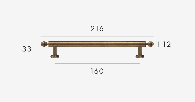 BrassElegance Solid Brass Antique T-Handle Stornfield