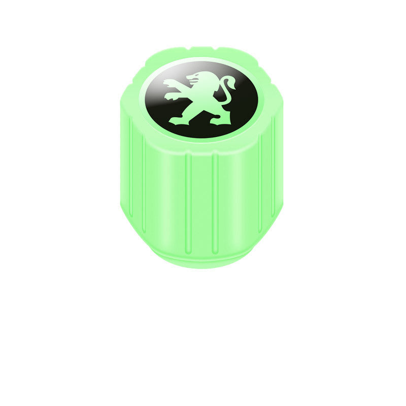 20-Pack Neon Green Glow Tire Valve Caps – No Battery Needed, Universal Fit Stornfield