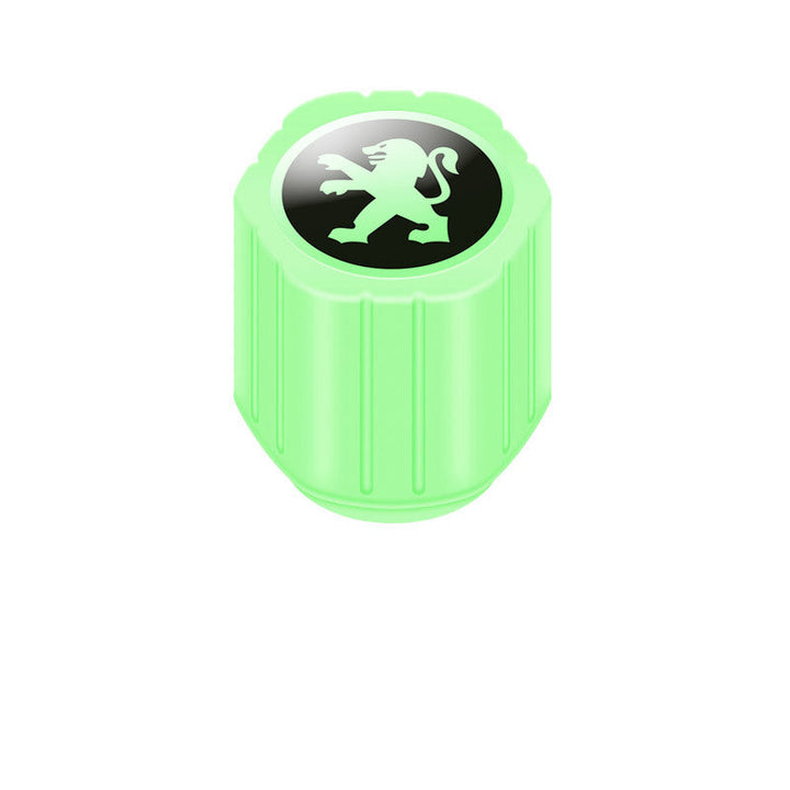 20-Pack Neon Green Glow Tire Valve Caps – No Battery Needed, Universal Fit Stornfield