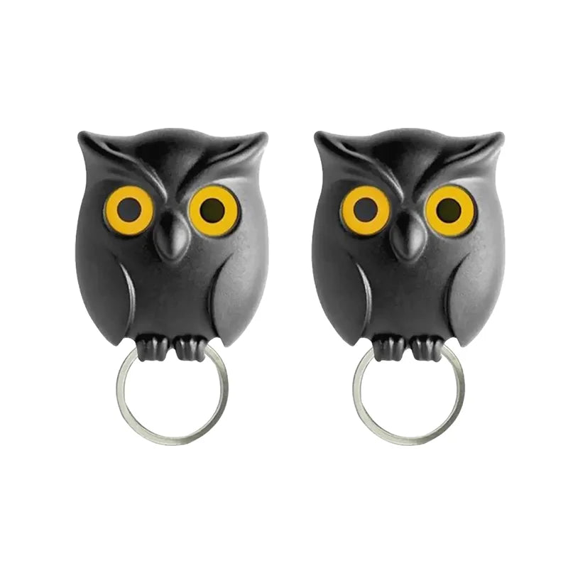 🦉The Key Guard is a Reliable Owl - Cute Owl Keychain with Auto Opening and Closing Eyes | Stornfield