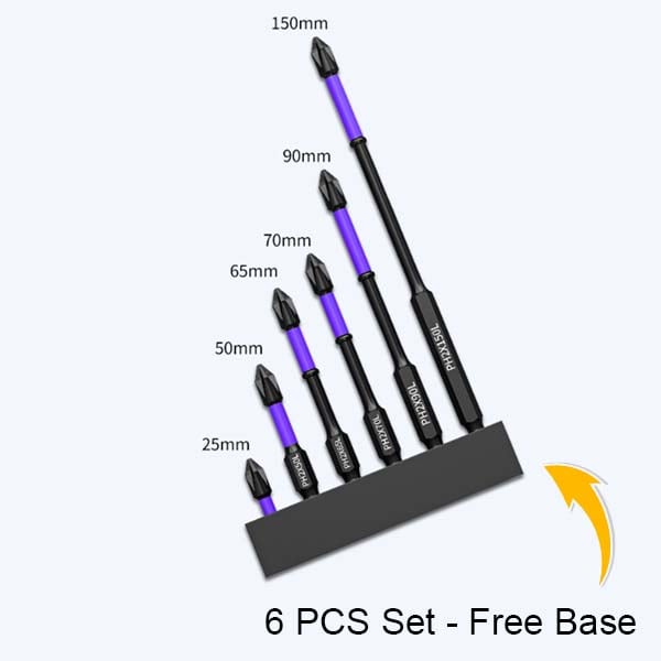 Ultimate magnetic bit set (6-piece) | Stornfield