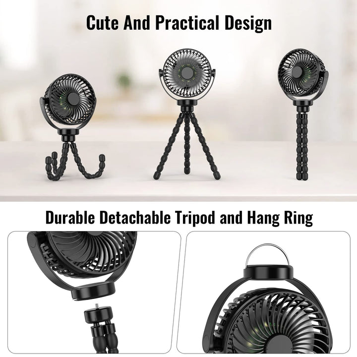 Portable Stroller Fan with 8000mAh Battery | Stornfield