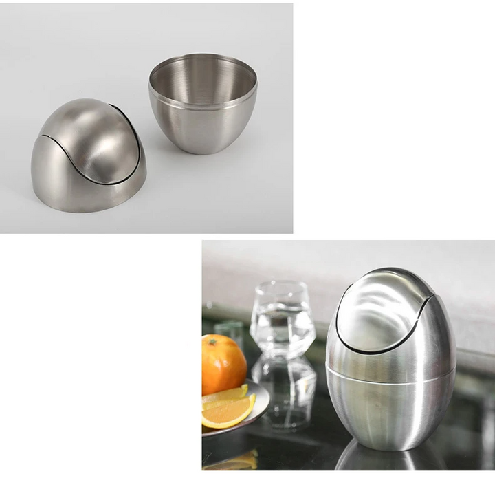 LuxBin Mini Trash Can made of Stornfield Stainless Steel