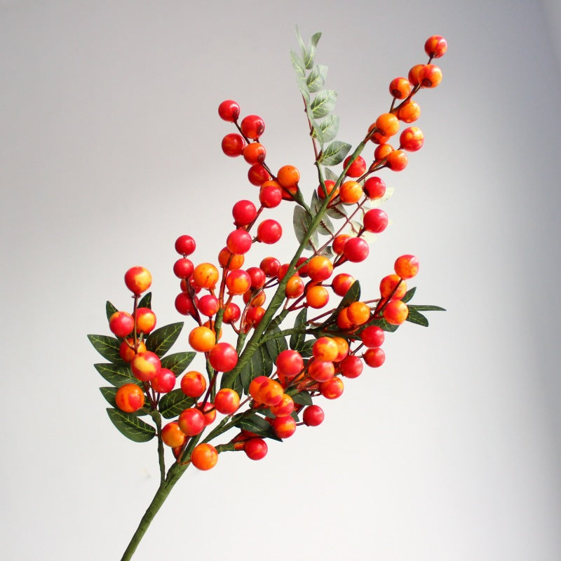 Decorative Green Berry Stem