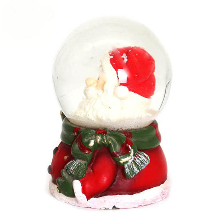 Decorative Snow Globe with Santa Figurine