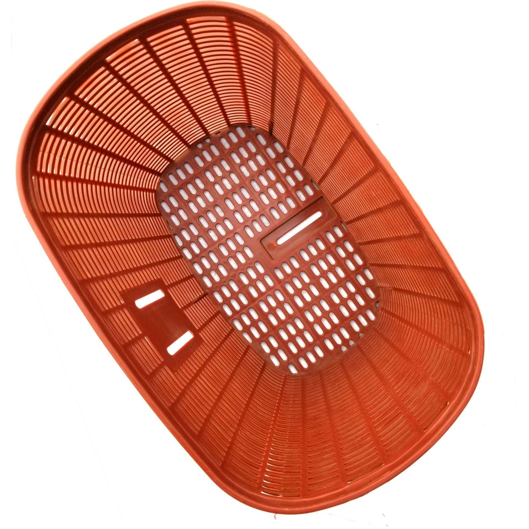 durable ventilated plastic laundry hamper with woven grid design Stornfield