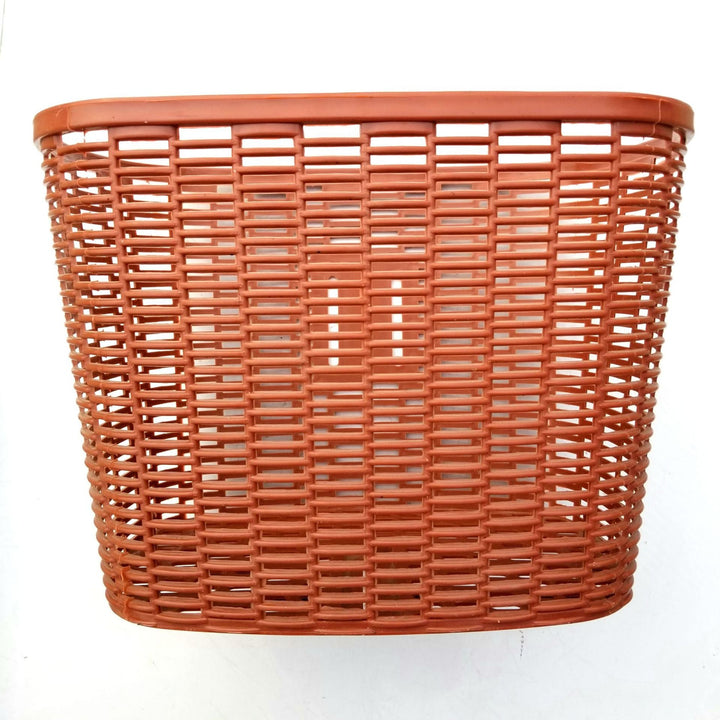 durable ventilated plastic laundry hamper with woven grid design Stornfield