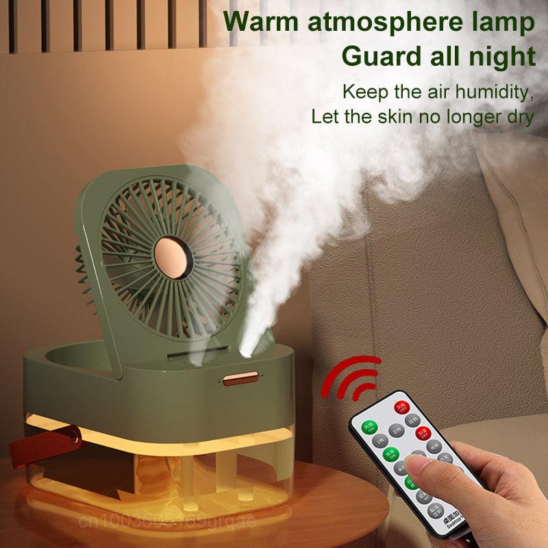 Portable Spray Fan With Night Light | Stornfield