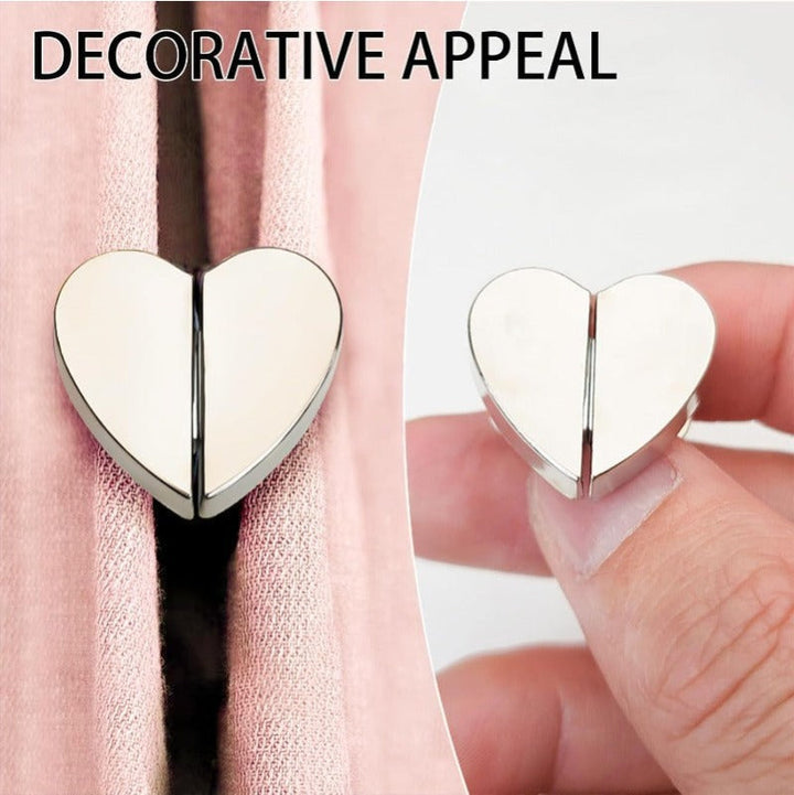 Heart-Shaped Magnetic Curtain Tiebacks Stornfield