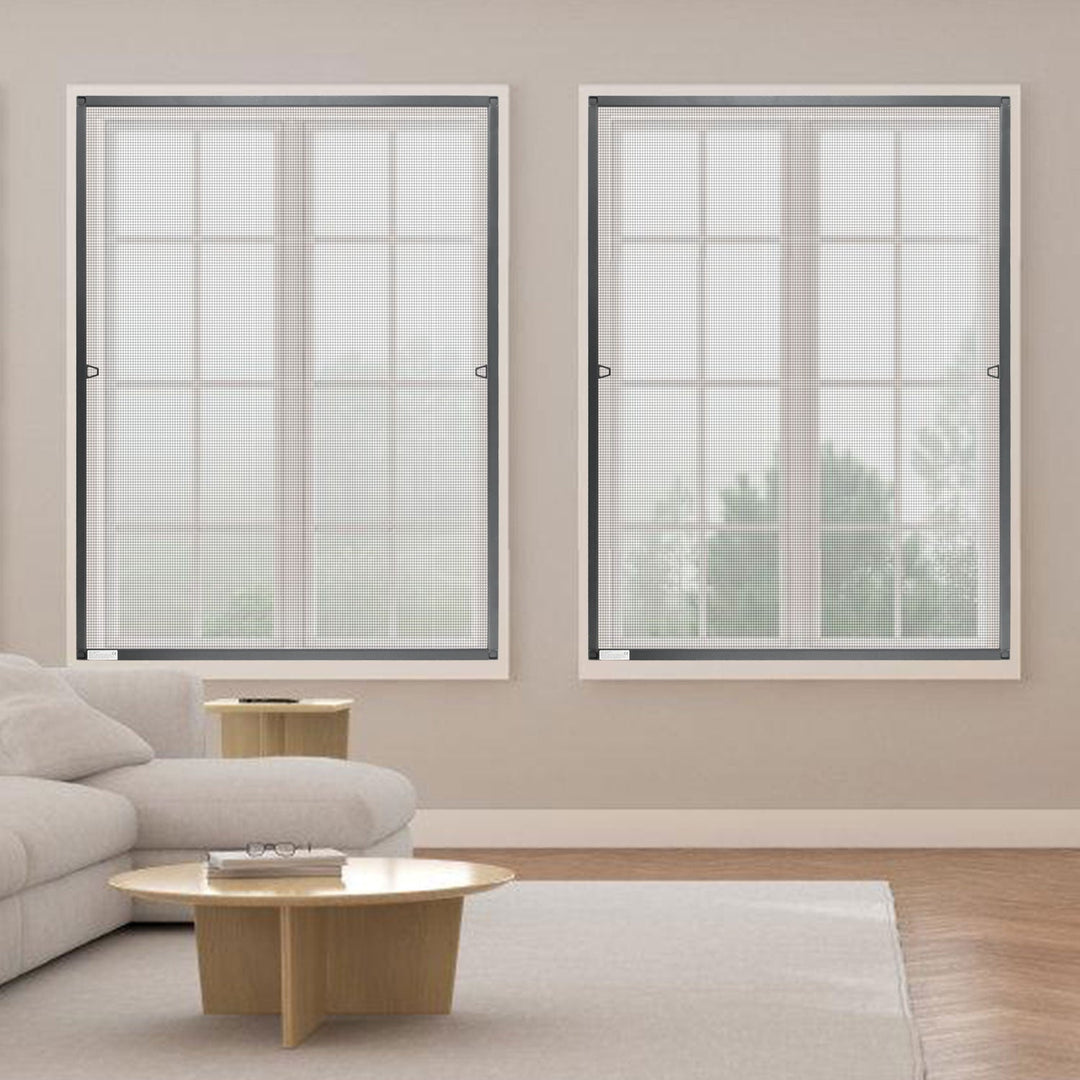 Fly screen window insect protection anthracite | Stornfield