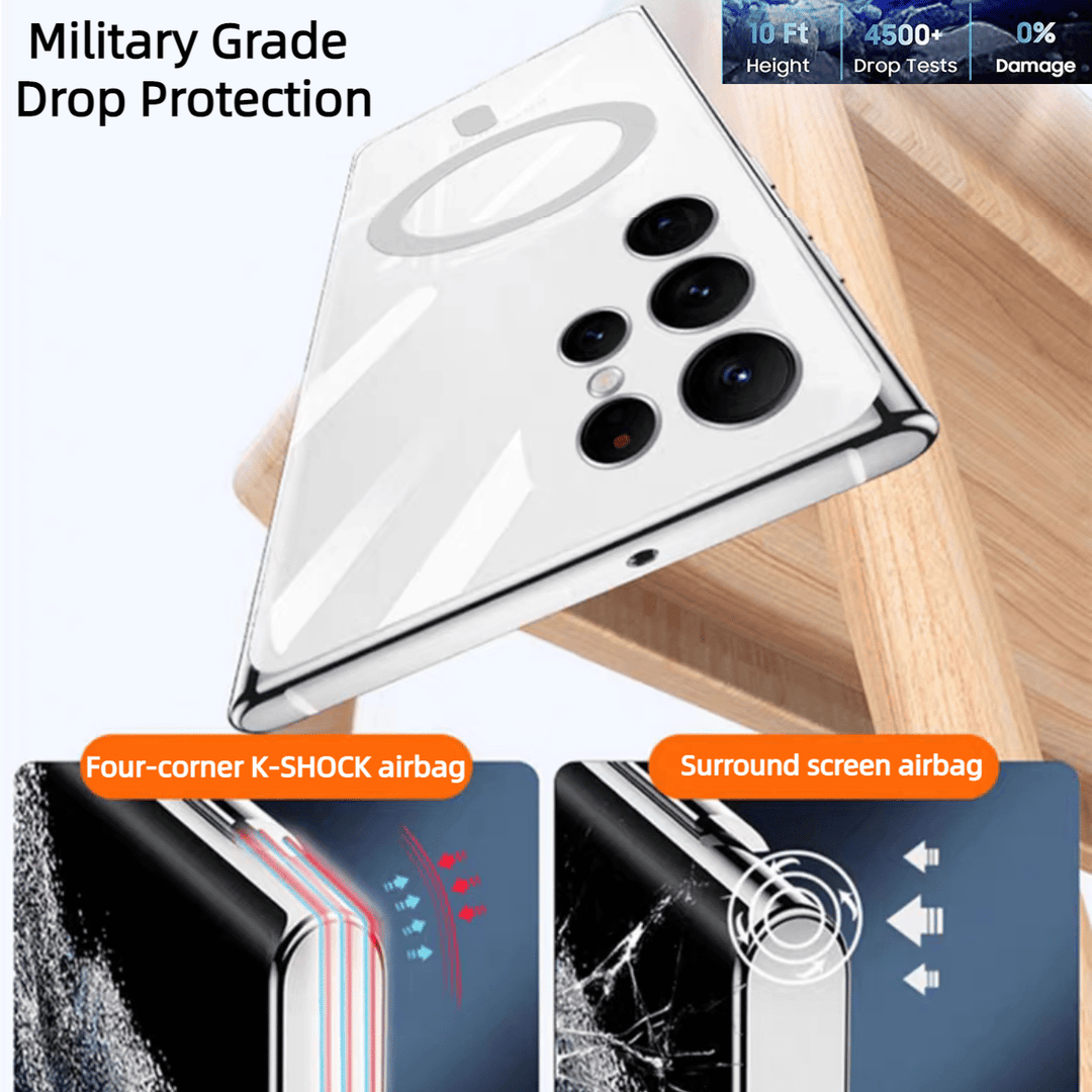 Stornfield | Luxury Transparent Magnetic Cover for Samsung