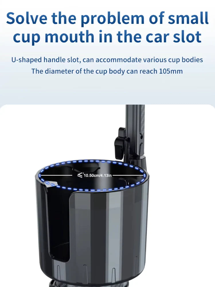 2-in-1 Car Cup Holder Fan with Adjustable Cooling and USB Charging | Stornfield