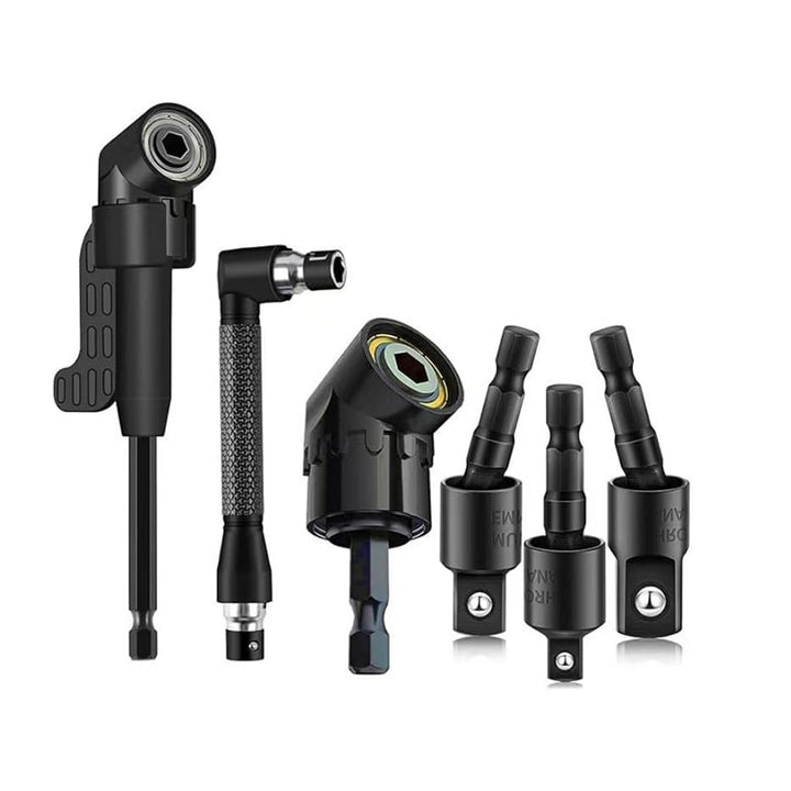 Drill machine angle attachment with accessory set | Stornfield