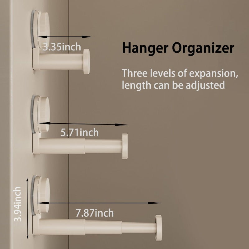 Stornfield Telescopic Suction Hanger Organizer