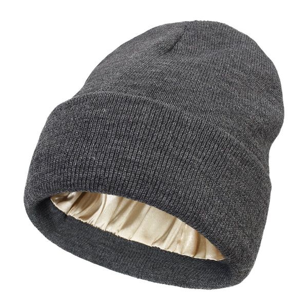 Stornfield | Noor Silk Winter Hat – Wool & Silk – Anti-Frizz Hair Protection