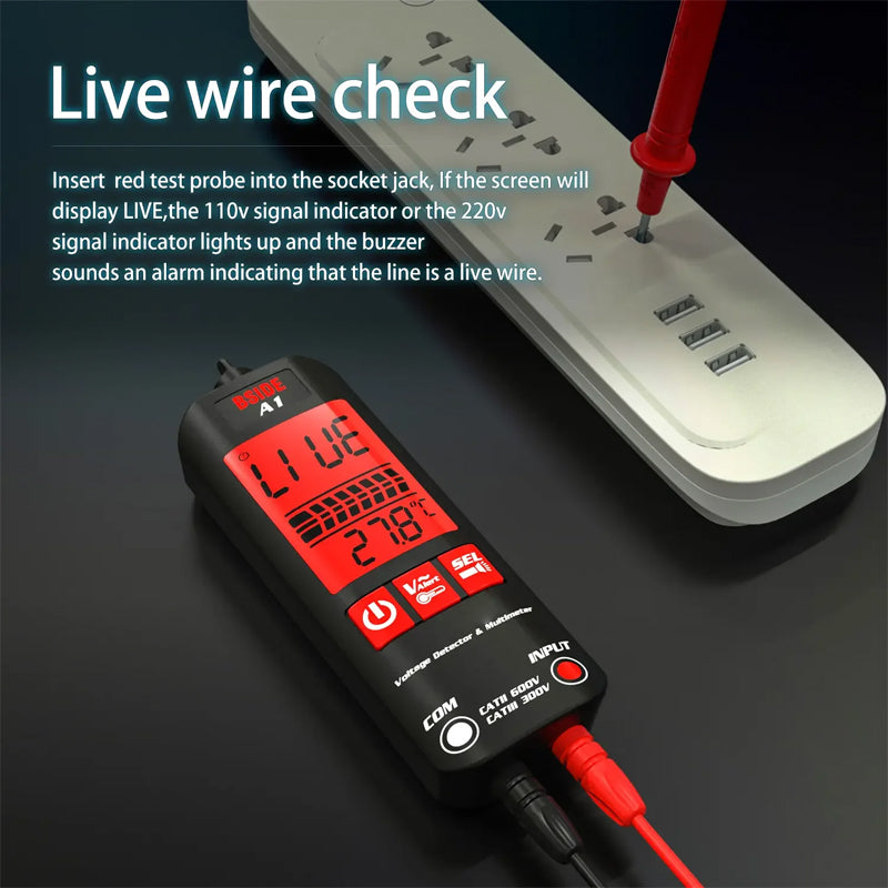 A1 Fully Automatic Anti-Burn Intelligent Digital Multimeter Stornfield