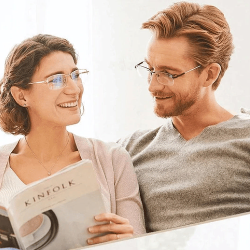Stornfield | 2024 new high hardness anti-blue light sapphire reading glasses dual focus intelligent reading glasses