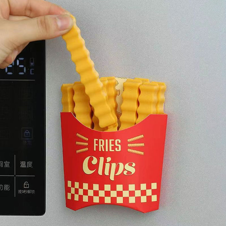 Funny magnetic French fries food closure clip | Stornfield