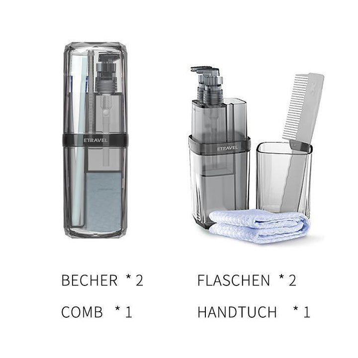8 in 1 Creative Portable Travel Wash Cup Set | Stornfield