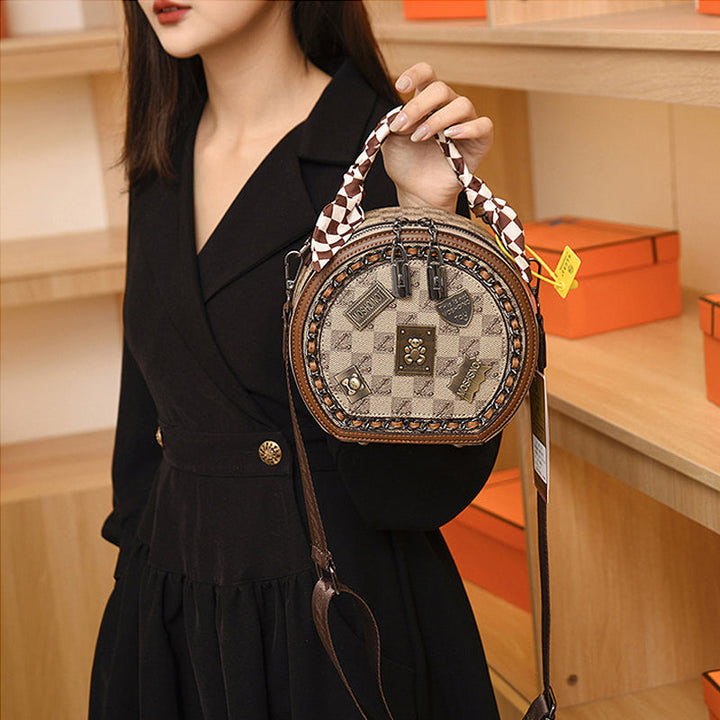Fashionable Retro Bear Badge Shoulder Bag | Stornfield