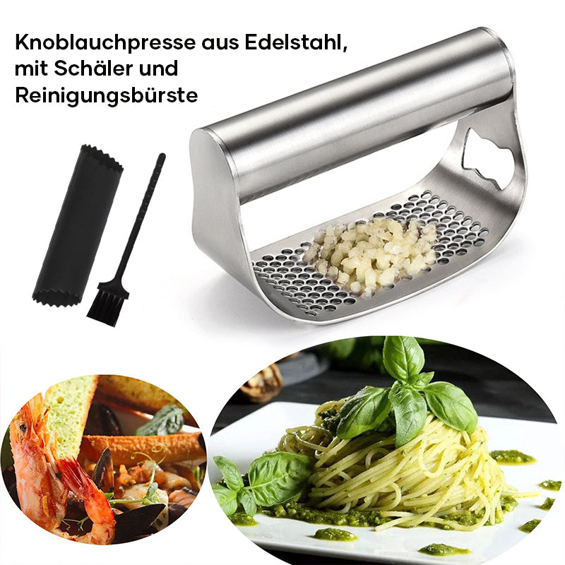 New garlic press made of stainless steel | Stornfield