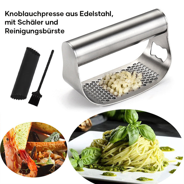 New garlic press made of stainless steel | Stornfield