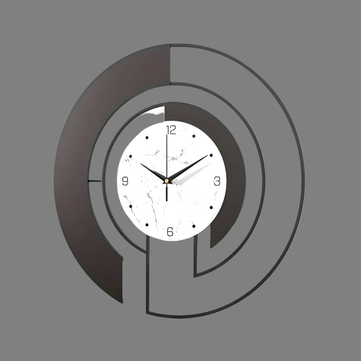 Stornfield Silent Geometric Wall Clock with Peaceful Movement for Quiet Spaces