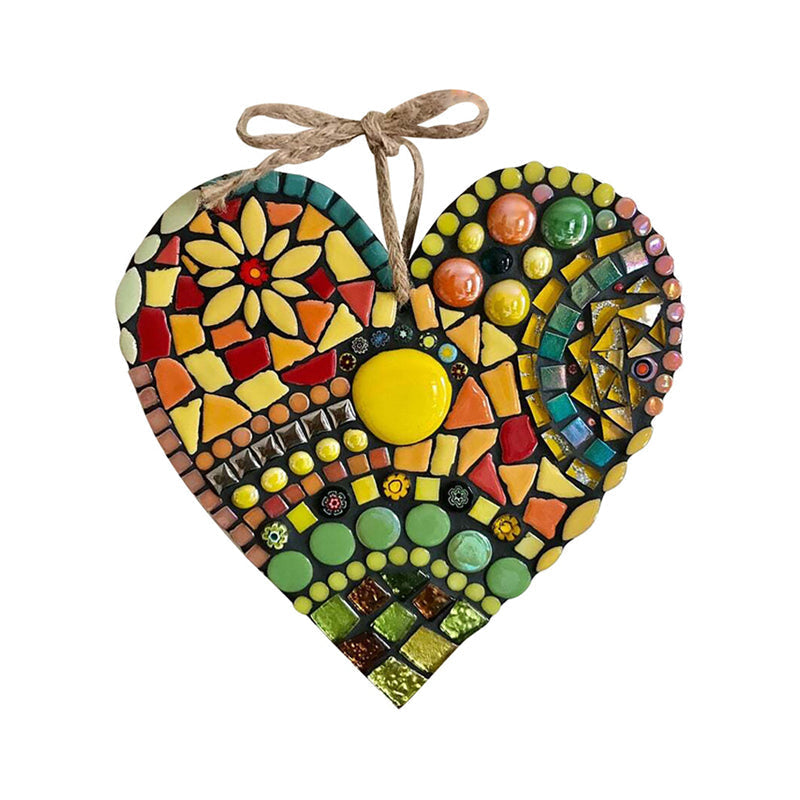 Stornfield | Large Mosaic Heart Garden Decoration