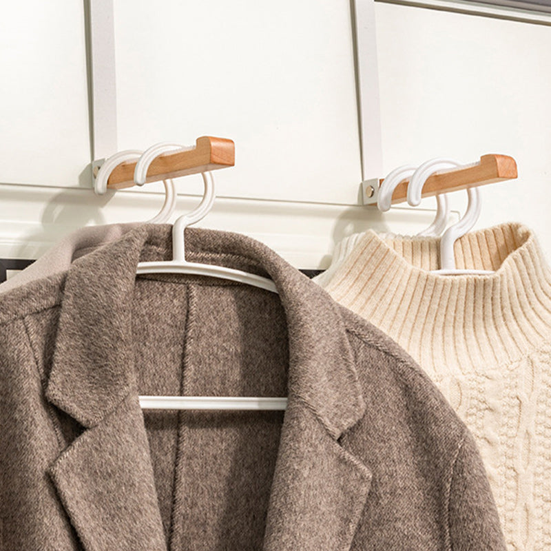 Stornfield | Crochets en bois pliants pour porte