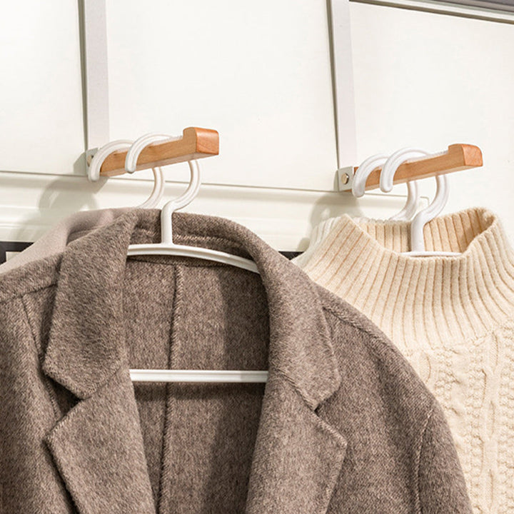 Stornfield | Crochets en bois pliants pour porte